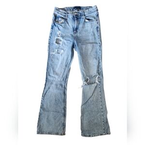 AEROPOSTALE high rise flare distressed jeans, size 10